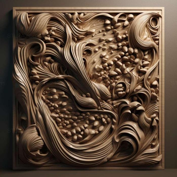 Patterns and decorations (stl Athysanella 4, PATTERN_500) 3D models for cnc